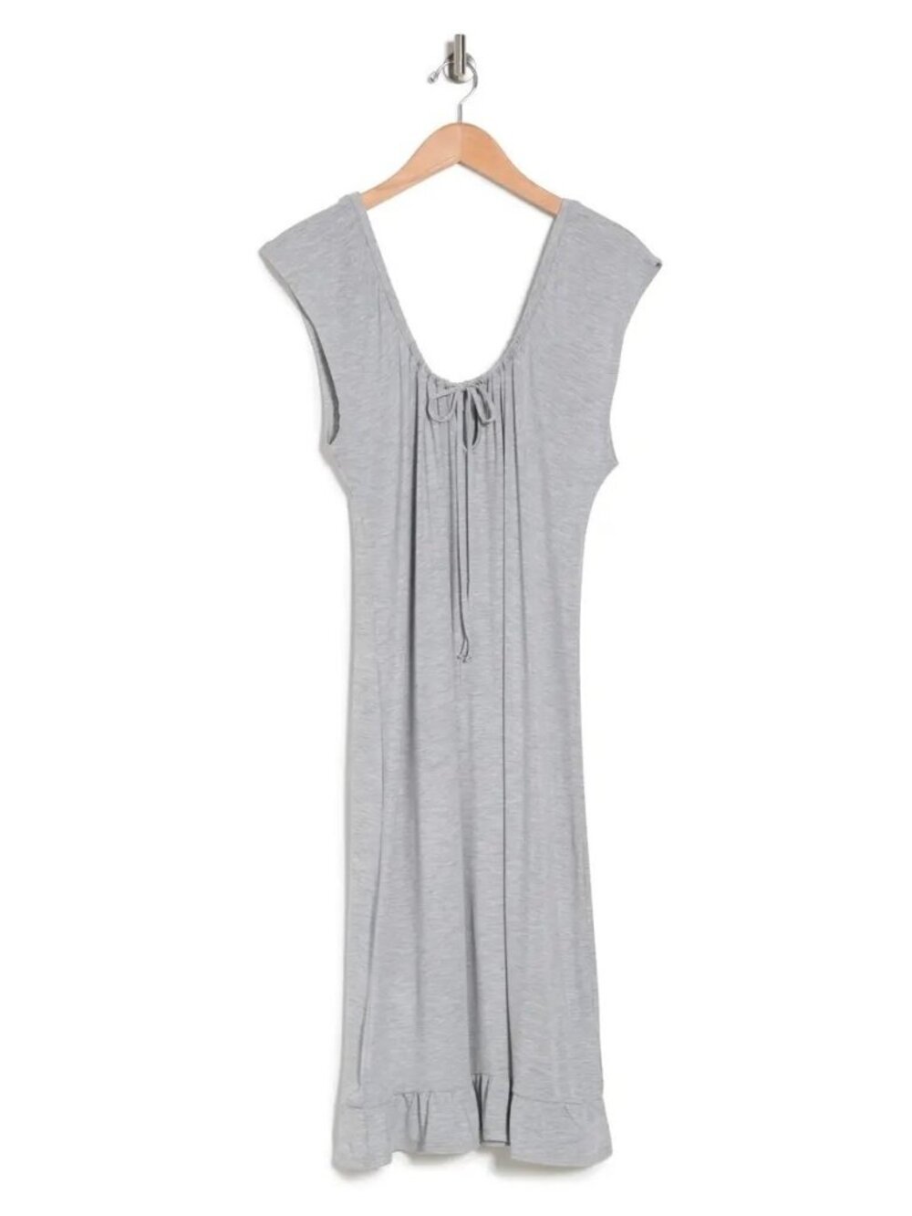 Light Heather Grey Nordstrom Sleep Midi Dress